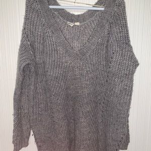 Super cozy oversized grey sweater